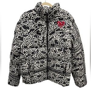 NWT Keith Haring x Shoe Palace Limited Puffer Jacket Men’s SZ LARGE